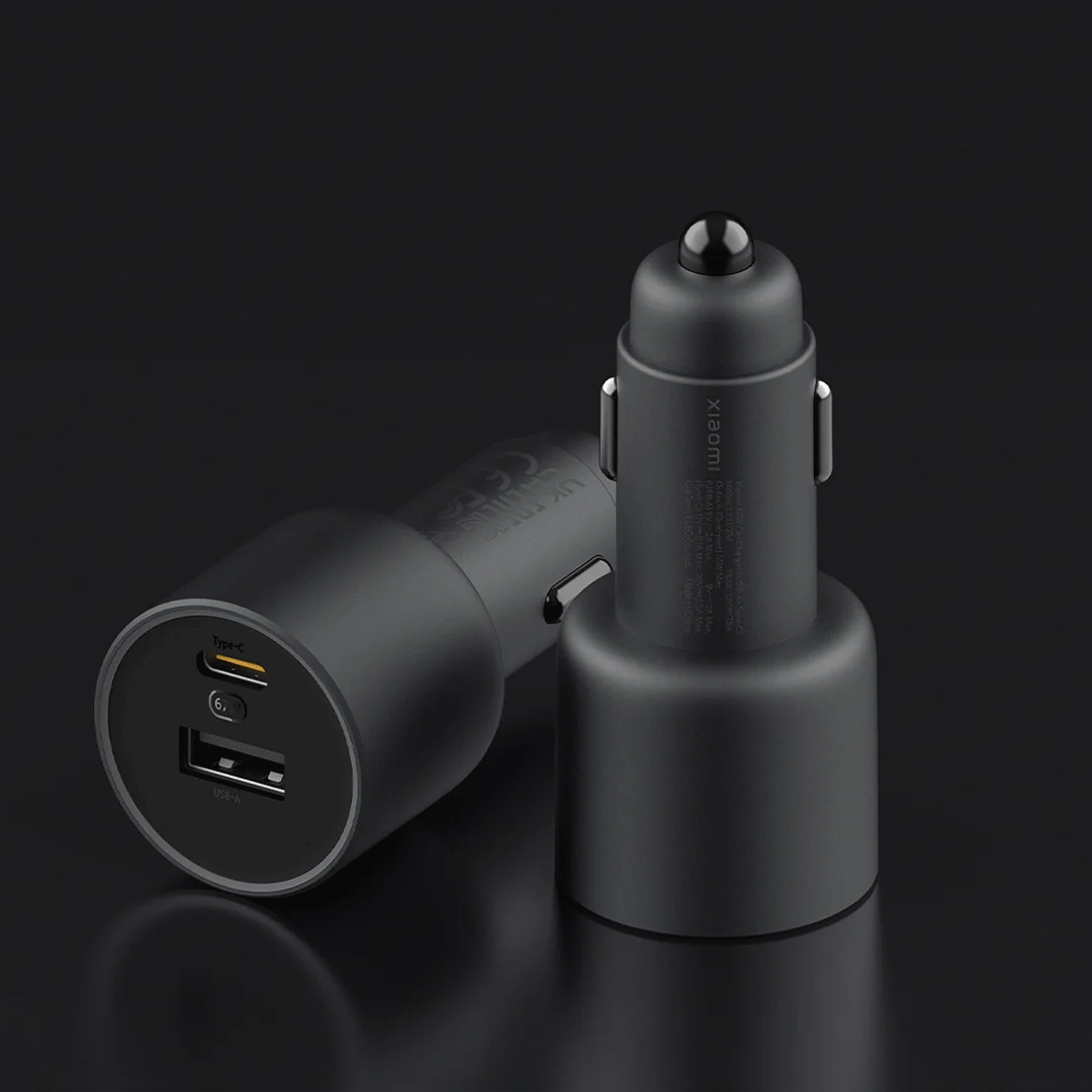 Xiaomi 67W Car Charger (USBA + TypeC) rptech.qa