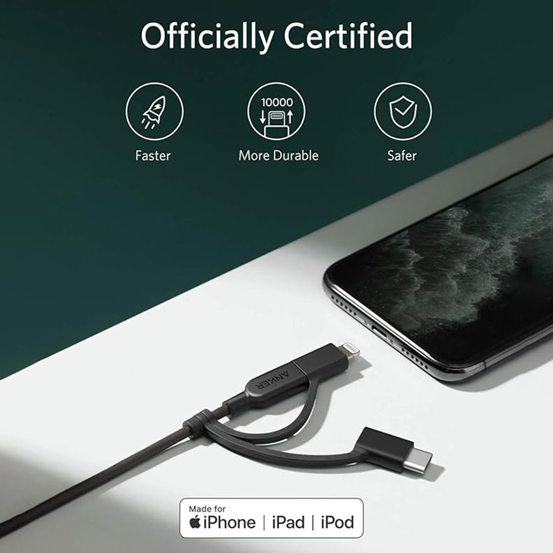 Anker PowerLine 3-in-1 Cable (A8436) Anker PowerLine 3-in-1 Cable (A8436)