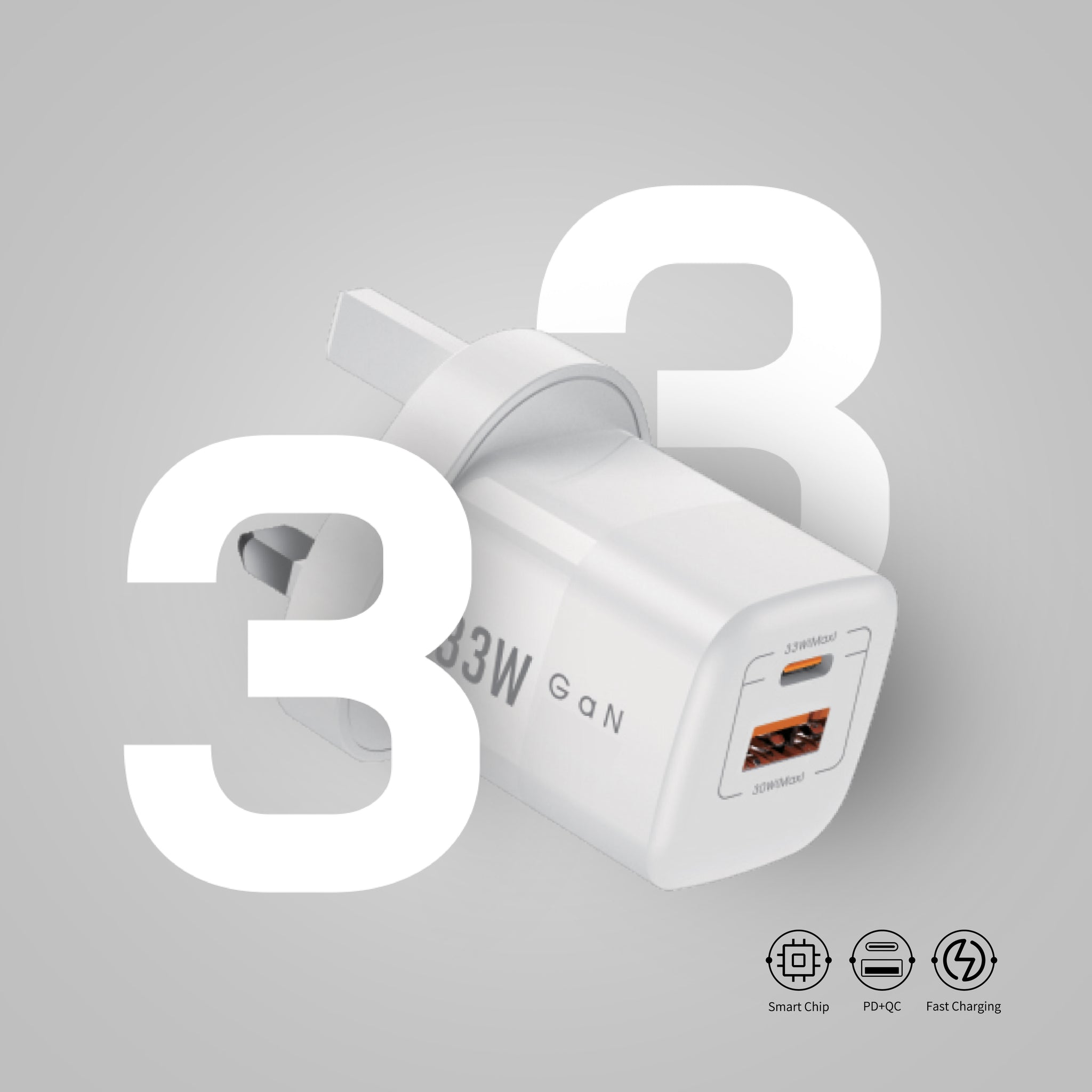 Exact Mini power GaN 11 33W adaptor Exact Mini power GaN 11 33W adaptor