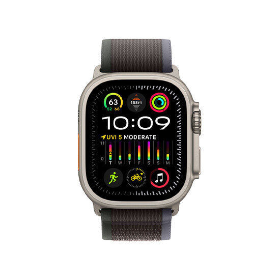 Apple Watch Ultra 49mm Titanium Blue/Black Trail Loop MRF63 M/L