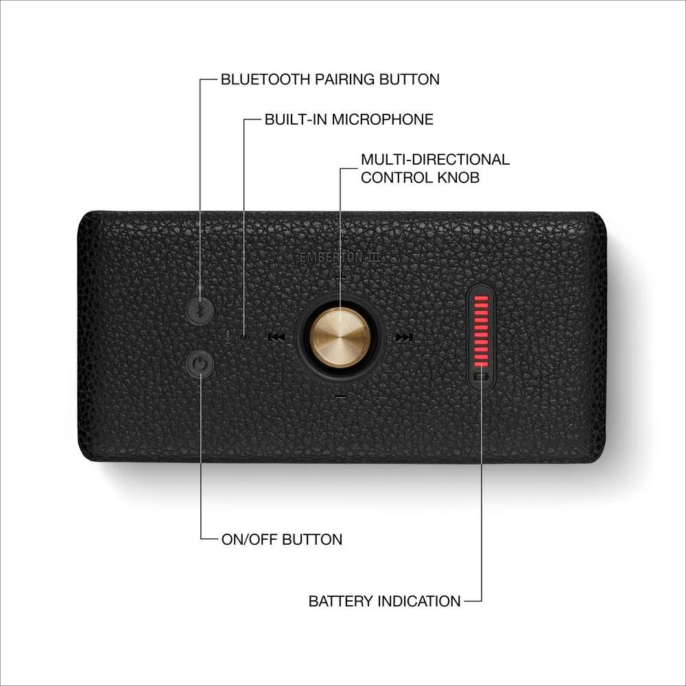 Marshall Emberton III Portable Bluetooth Speaker Marshall Emberton III Portable Bluetooth Speaker