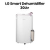 LG 2023 Smart Dehumidifier for room, 30L dehumidification with Ioniz`er (Temperature 30° C and Relative Humidity 80%) | MD19GQGE0