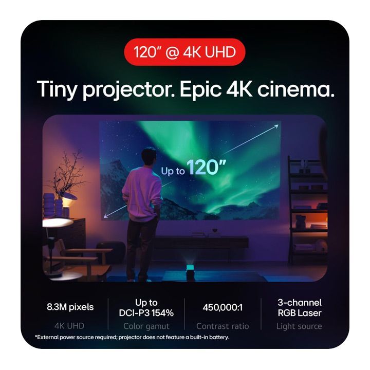 LG 2024 CineBeam Q Portable 4K UHD Projector | HU710PB LG 2024 CineBeam Q Portable 4K UHD Projector | HU710PB