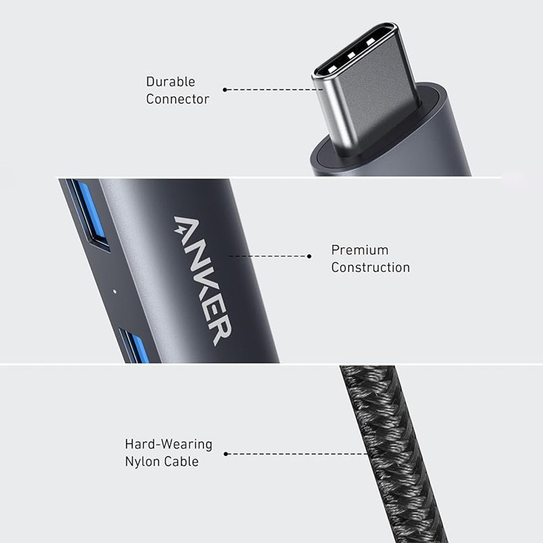 Anker Premium 5-in-1 USB-C Hub (A8338HA1) Anker Premium 5-in-1 USB-C Hub (A8338HA1)