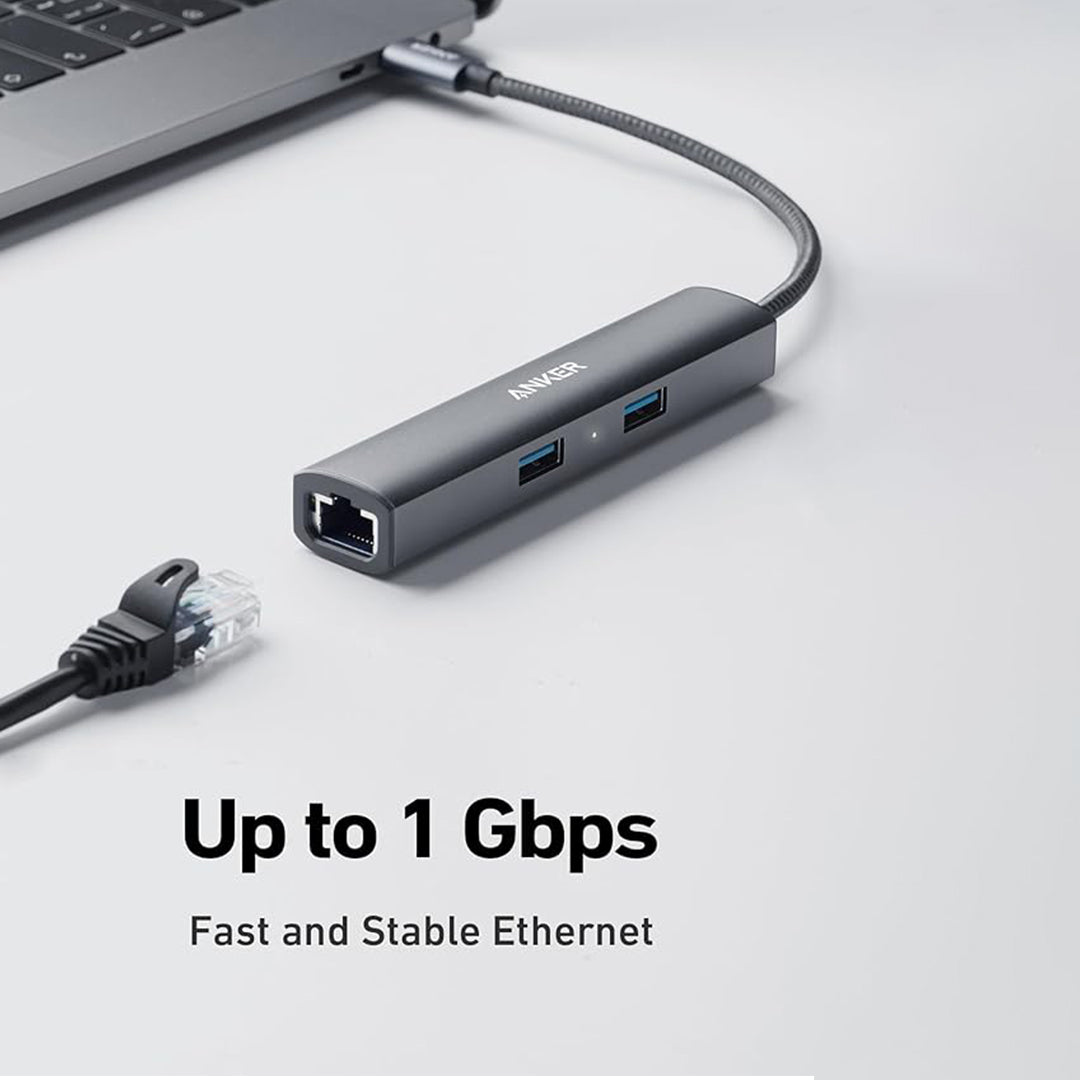 Anker Premium 5-in-1 USB-C Hub (A8338HA1) Anker Premium 5-in-1 USB-C Hub (A8338HA1)