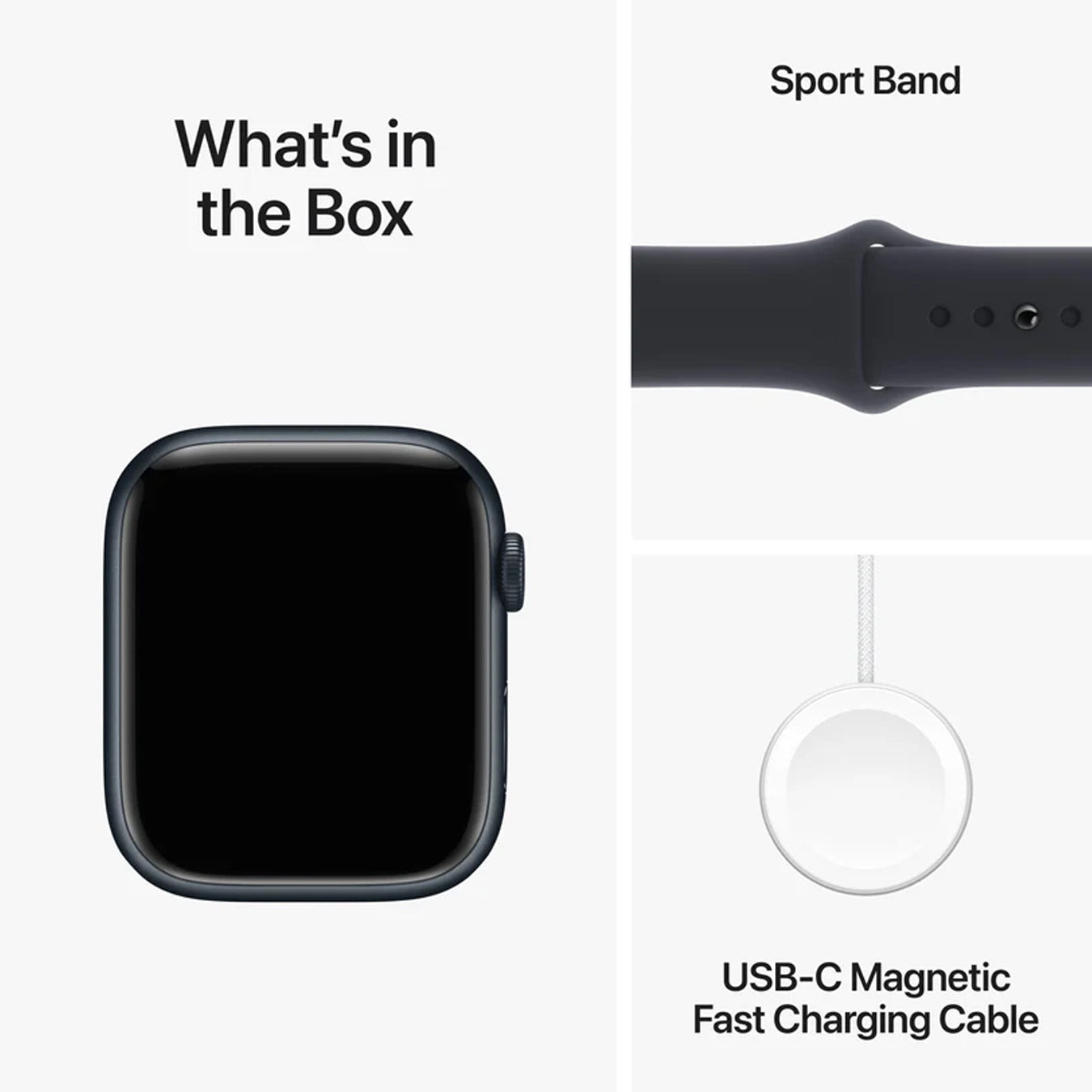 Apple Watch Series 9 GPS 41 Mm Midnight Aluminium Case With Midnight Sport Band S/M (MR8W3) Apple Watch Series 9 GPS 41 Mm Midnight Aluminium Case With Midnight Sport Band S/M (MR8W3)
