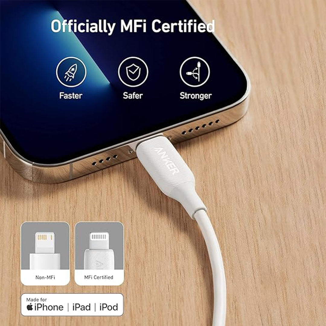 Anker PowerLine III Lightning Cable Black 6ft (A8813) Anker PowerLine III Lightning Cable Black 6ft (A8813)