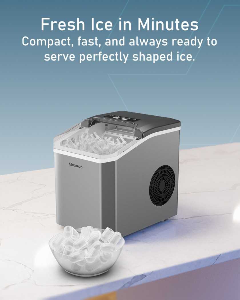 Moxedo Elcetric CounterTop Automatic Ice Maker Machine (MX-IM011) Moxedo Elcetric CounterTop Automatic Ice Maker Machine (MX-IM011)