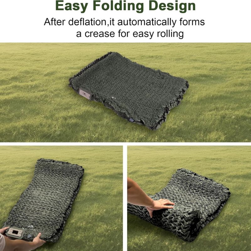 Self Inflating Sleeping Pad with Foam and Electric PumpOutdoor Compact Air Mat for Tent Car(4.2*79*28 inch) Self Inflating Sleeping Pad with Foam and Electric PumpOutdoor Compact Air Mat for Tent Car(4.2*79*28 inch)