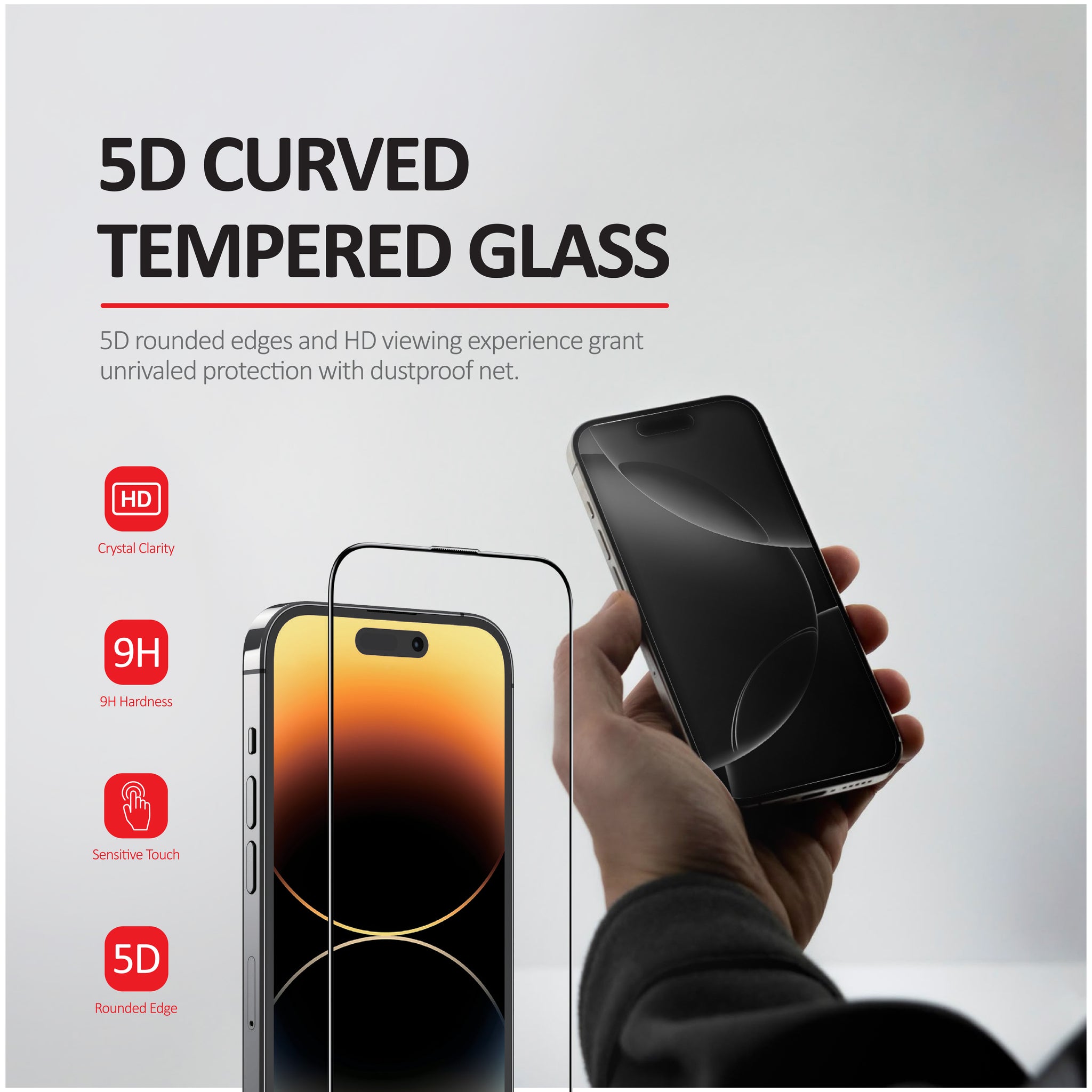 Exact 5D Glass For iPhone 17 Air Exact 5D Glass For iPhone 17 Air