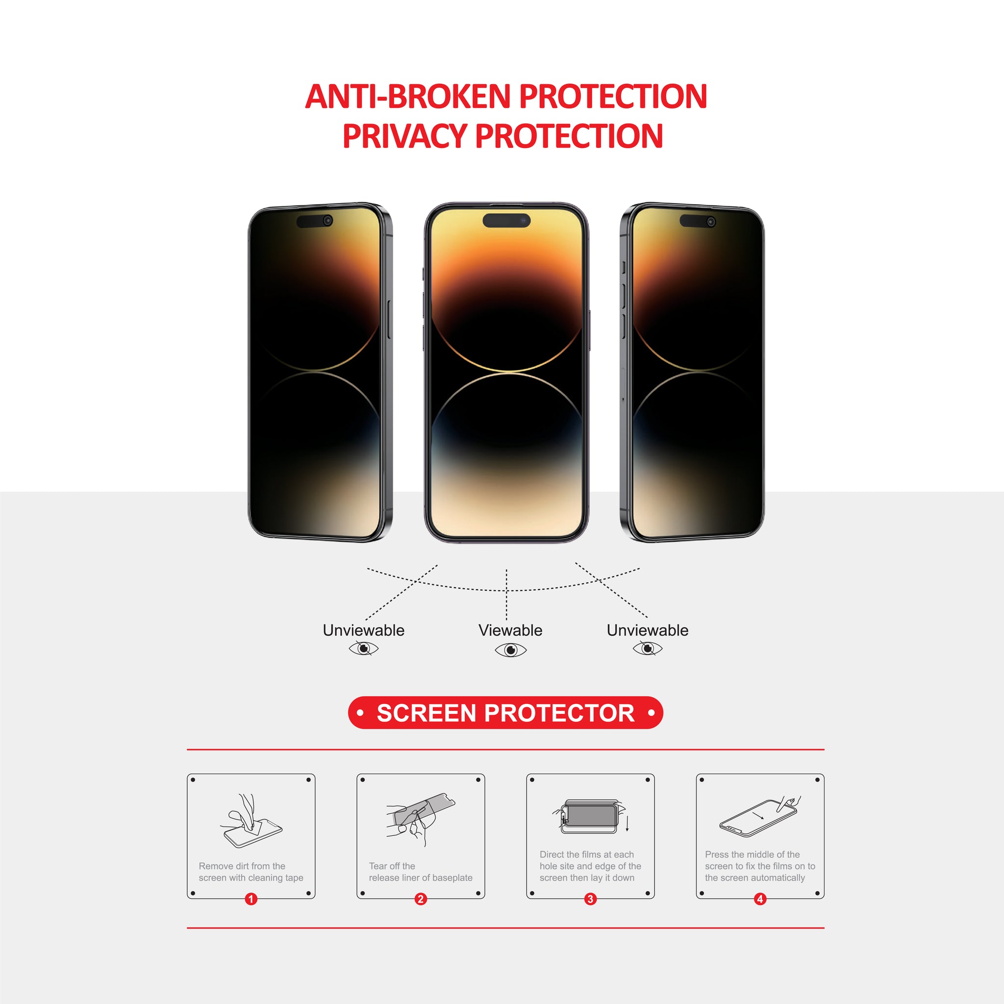 Exact Privacy Glass For iPhone 17 Pro Max Exact Privacy Glass For iPhone 17 Pro Max