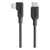 Anker C to Right Angle Lightning Cable 3ft Black (Y2360H11)