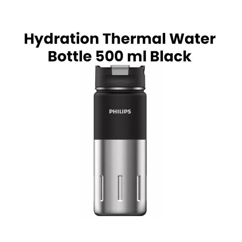 Philips GoZero Hydration Thermal Water Bottle 500mL – Black (AWP2656BK/56) Philips GoZero Hydration Thermal Water Bottle 500mL – Black (AWP2656BK/56)
