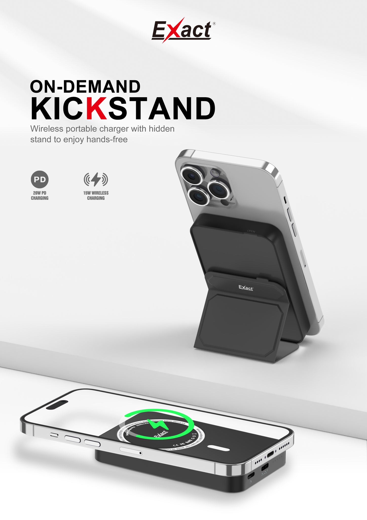 Exact Magsafe Power Bank Black 5000mAh Exact Magsafe Power Bank Black 5000mAh