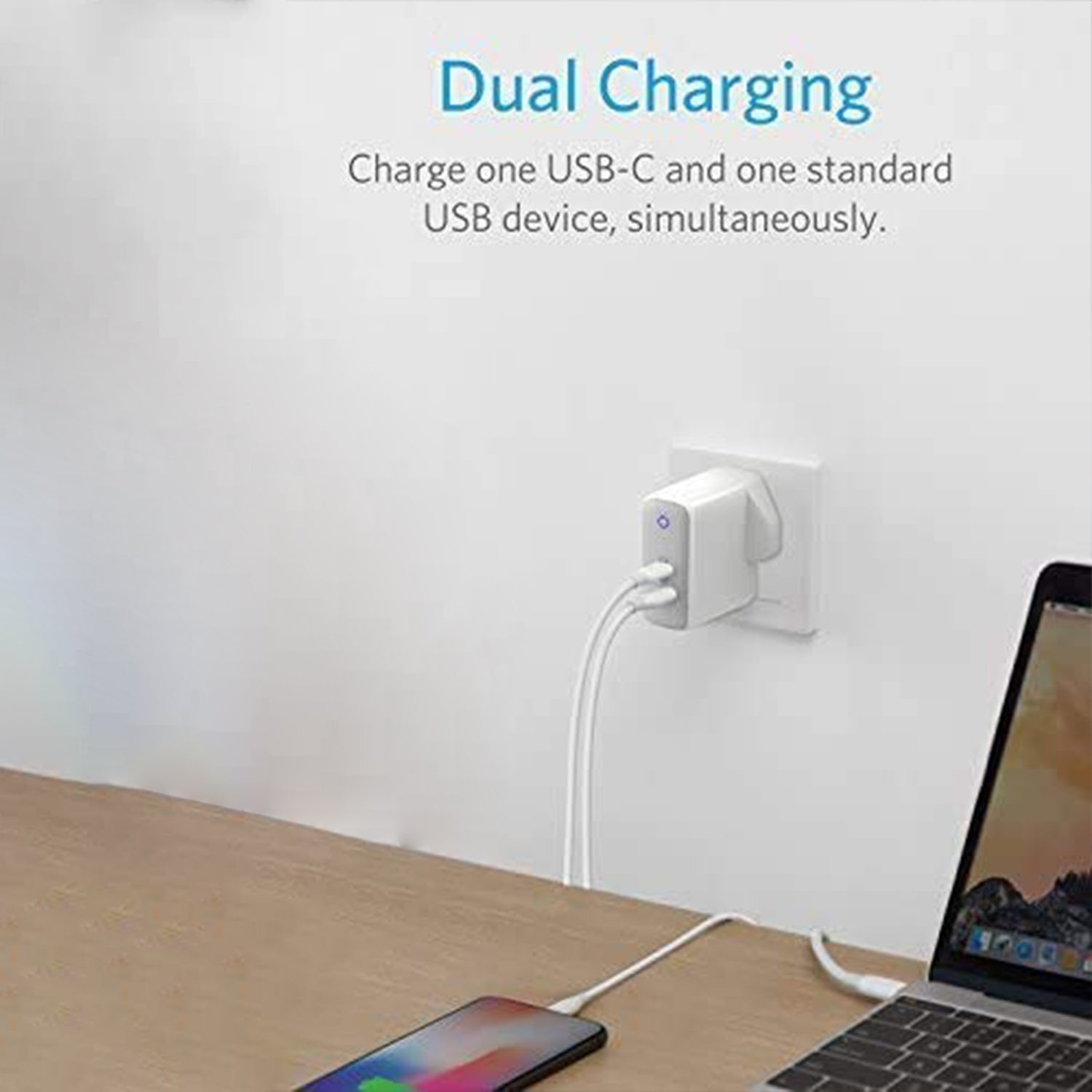 Anker PowerPort PD+2 White Anker PowerPort PD+2 White