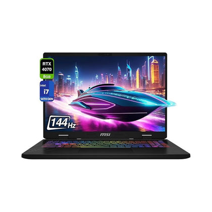 MSI Crosshair 16 HX D14VGKG-057US, Intel® Core i7-14650HX, 1TB NVMe PCIe, 16GB DDR5, RTX 4070 GDDR6 8GB, 16:10 FHD 144Hz, RGB Gaming Keyboard, Windows® 11 Home