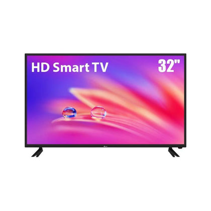 Oscar OS32SATVG 32 Inches HD Smart Android TV With Tempered Glass & Remote