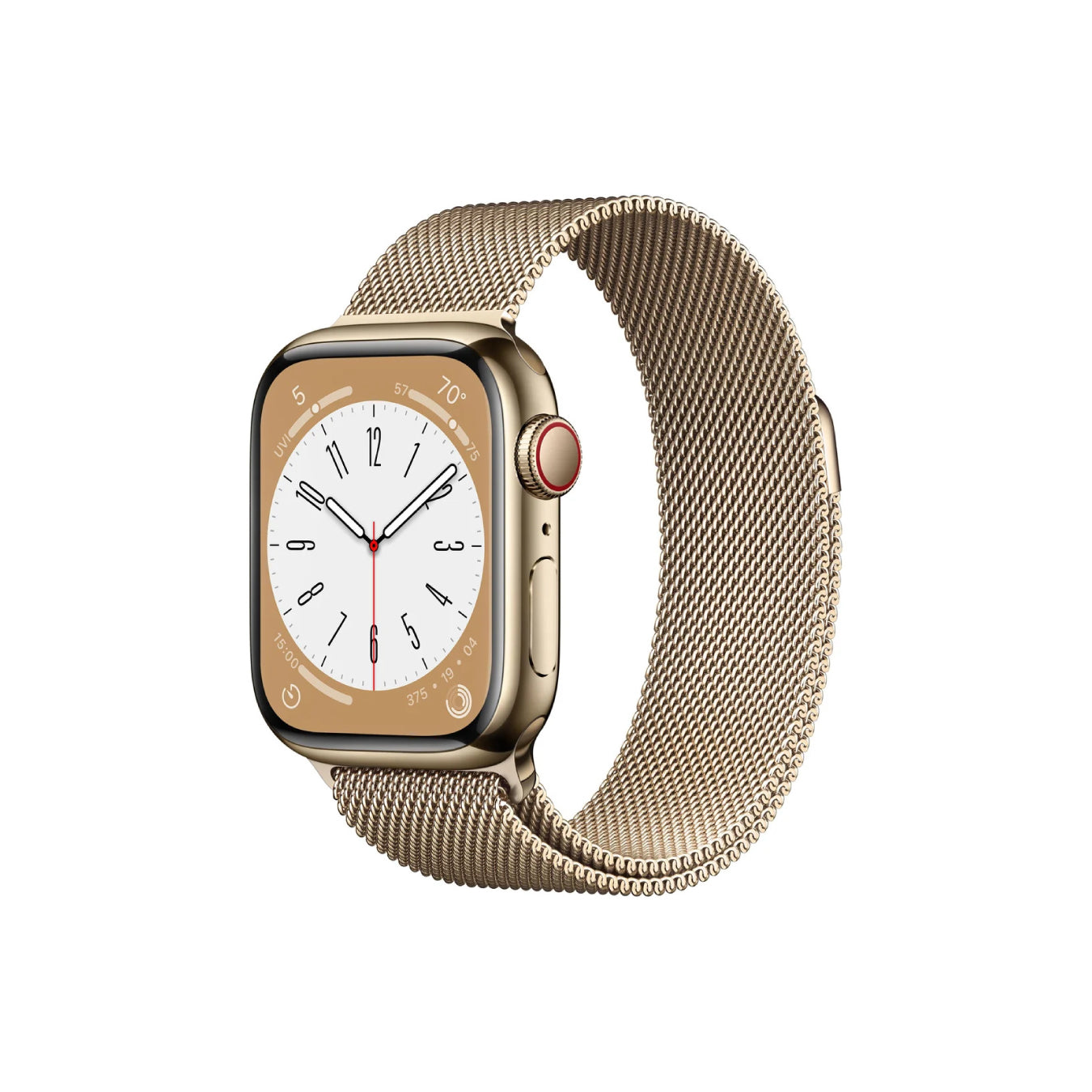 Apple watch series 8 cellular 45mm Gold- Stainless steel at 