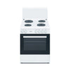 Oscar 60604EZW 60*60 Cooking Range 4 Hotplates Electric Oven White