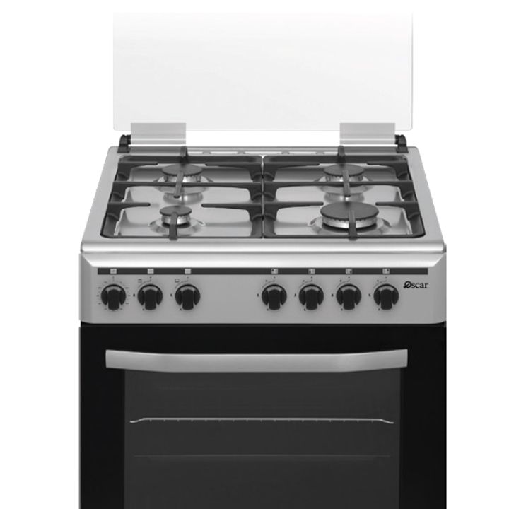 Oscar OCR6064GEOSS1 60*60 Cooking Range 4 Gas Burner Oven Grill Electric Full Safety Oscar OCR6064GEOSS1 60*60 Cooking Range 4 Gas Burner Oven Grill Electric Full Safety