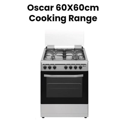 Oscar OCR6064GEOSS1 60*60 Cooking Range 4 Gas Burner Oven Grill Electric Full Safety