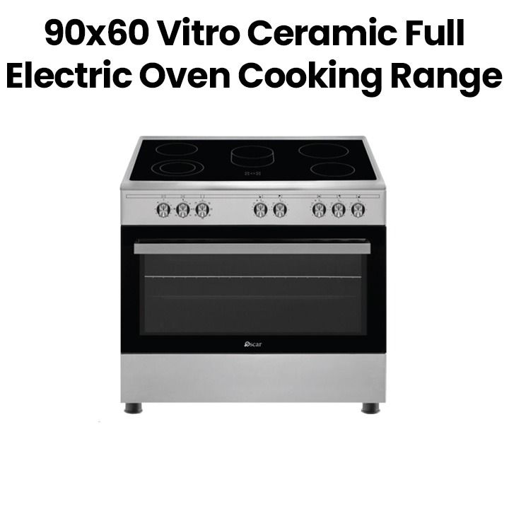 Oscar 9060PCE3 90*60 Vitroceramic Electric Oven Cooking Range Oscar 9060PCE3 90*60 Vitroceramic Electric Oven Cooking Range