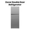 Oscar ORF500NFTS No-Frost Double Door Refrigerator Silver