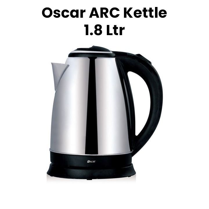 Oscar OKT 18 ARC 1.8 Ltr Stainless Steel Kettle Oscar OKT 18 ARC 1.8 Ltr Stainless Steel Kettle