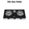 Oscar OGT 3GL Three Burner Gas Table Glass Top Auto Ignition