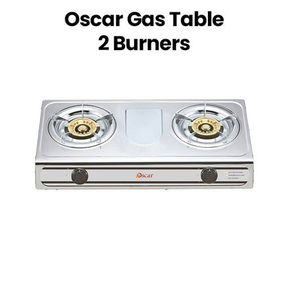 Oscar OGTSS2B Gas Table Top Cooker 2 Burners