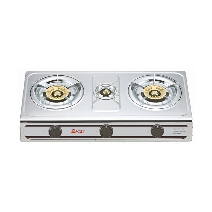 Oscar OGTSS3B Gas Table Top Cooker 3 Burners Oscar OGTSS3B Gas Table Top Cooker 3 Burners