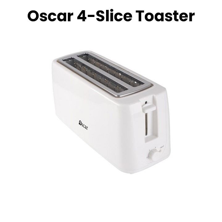 Oscar OTW 4038 4 Slice Toaster White Oscar OTW 4038 4 Slice Toaster White
