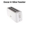 Oscar OTW 4038 4 Slice Toaster White