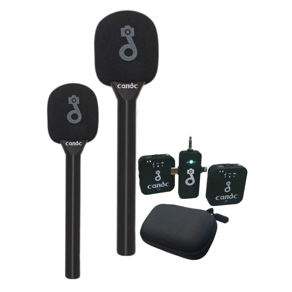 Candc Interview Dual Mic 2TX + 1RX Candc Interview Dual Mic 2TX + 1RX