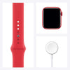 Apple Watch Series 6 (GPS + Cellular, 40mm) -  RED Aluminum Case with RED Sport Band