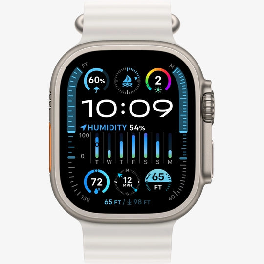 Apple Watch Ultra Series 2, (MREJ3) GPS + Cellular, 49мм, White Ocean Band Apple Watch Ultra Series 2, (MREJ3) GPS + Cellular, 49мм, White Ocean Band
