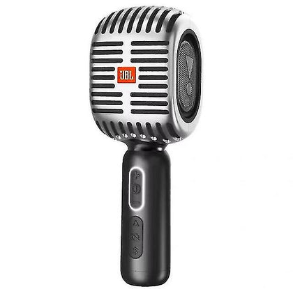 JBL KMC600 Karaoke Microphone Speaker - Silver