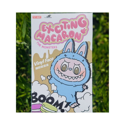 Pop Mart Labubu The Monsters Tasty Macarons Vinyl Plush Pendant Single Blind Box