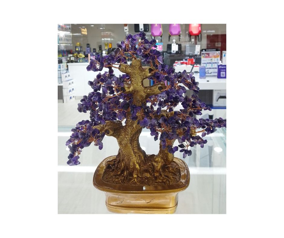 Citrine Natural Stone Flowers Pot-WS Citrine Natural Stone Flowers Pot-WS
