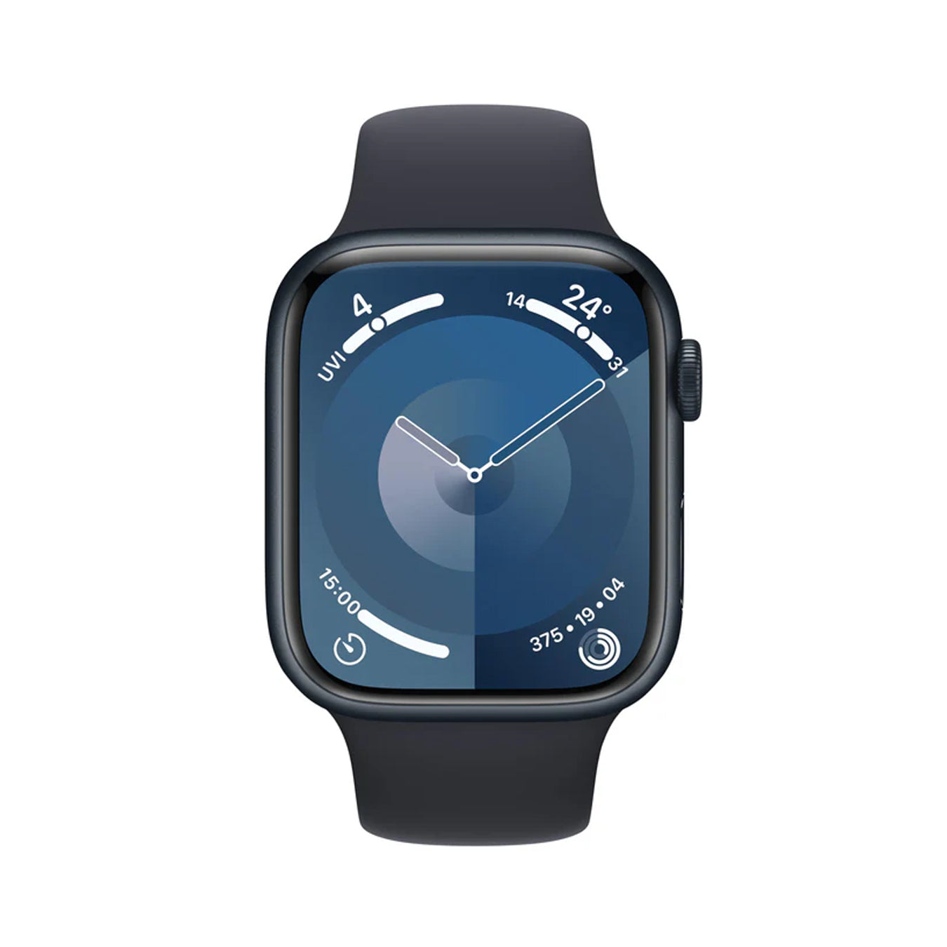 Apple Watch Series 9 GPS 41 Mm Midnight Aluminium Case With Midnight Sport Band S/M (MR8W3) Apple Watch Series 9 GPS 41 Mm Midnight Aluminium Case With Midnight Sport Band S/M (MR8W3)