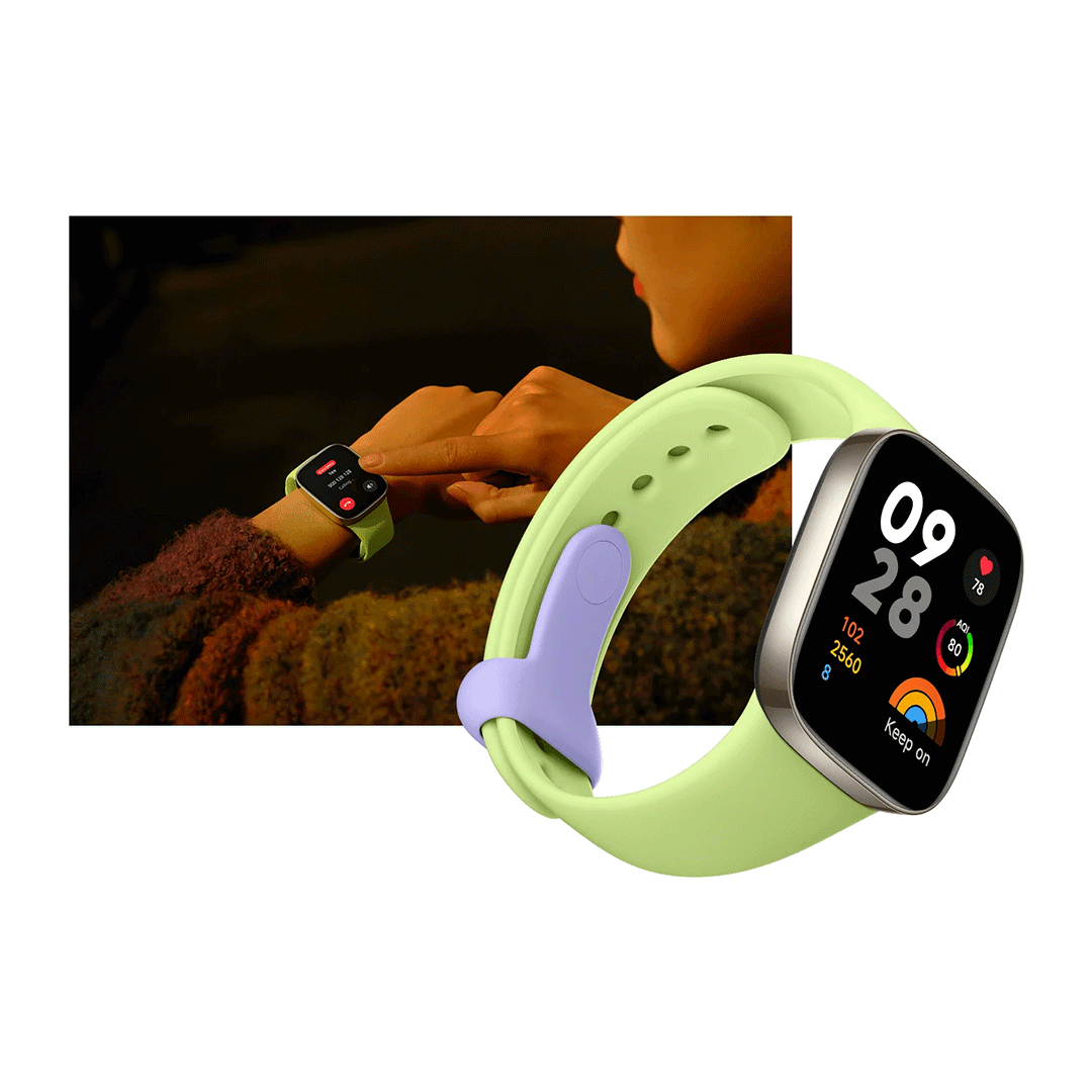 Redmi Watch 3 Silicone Strap Lime Green Redmi Watch 3 Silicone Strap Lime Green