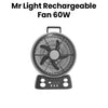 Mr. Light Rechargeable Fan White | MR F800