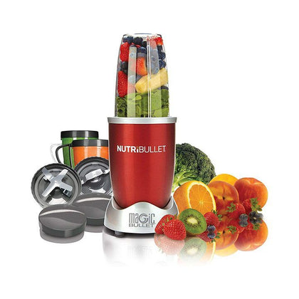 Nutribullet NBR-1212R Smoothie Maker 600W - 9 PCS (Red)