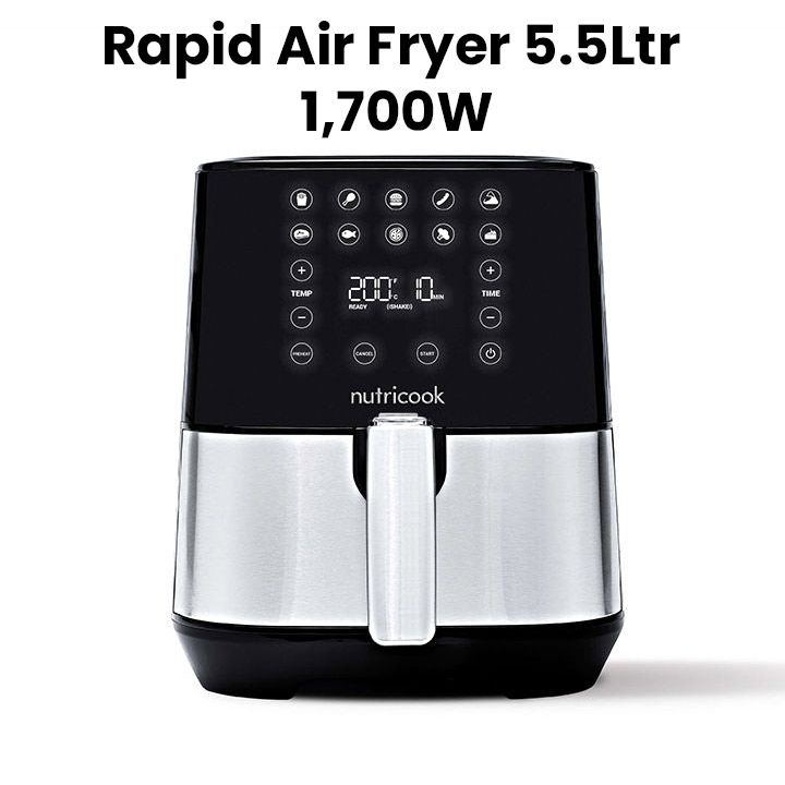 Nutricook NC-AF205 Rapid Air Fryer 2 5.5L Nutricook NC-AF205 Rapid Air Fryer 2 5.5L