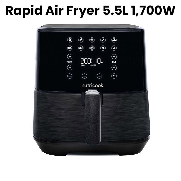 Nutricook NC-AF205K Rapid Air Fryer 2 Black Nutricook NC-AF205K Rapid Air Fryer 2 Black