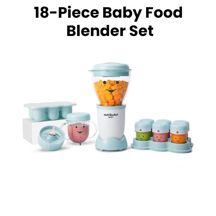 Nutribullet NBY-1812 Baby Bullet 18 PCS Set Nutribullet NBY-1812 Baby Bullet 18 PCS Set