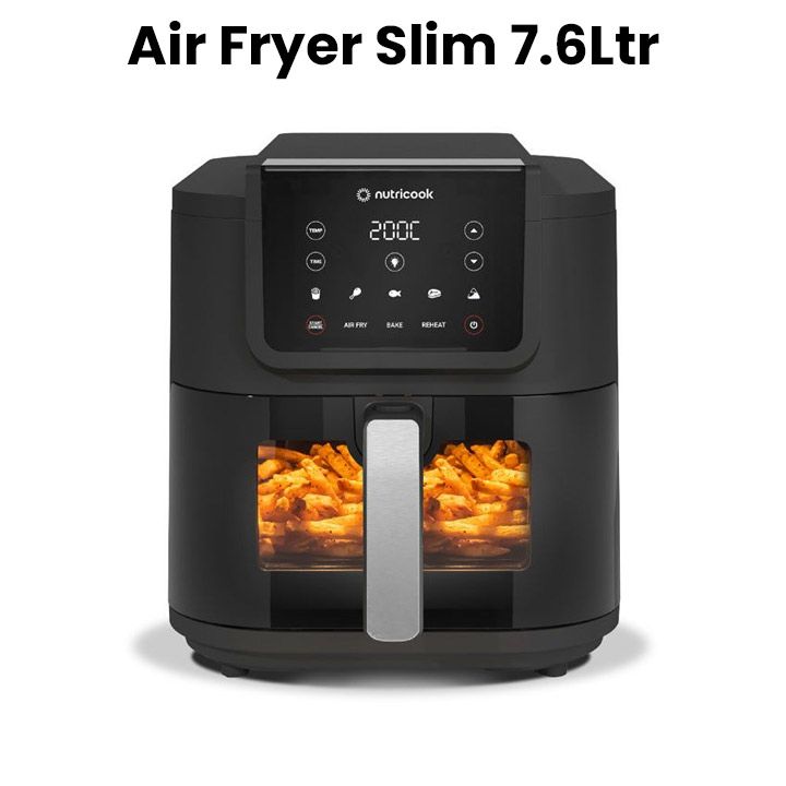 Nutricook NC-AFS200 Air Fryer Slim 7.6L Nutricook NC-AFS200 Air Fryer Slim 7.6L