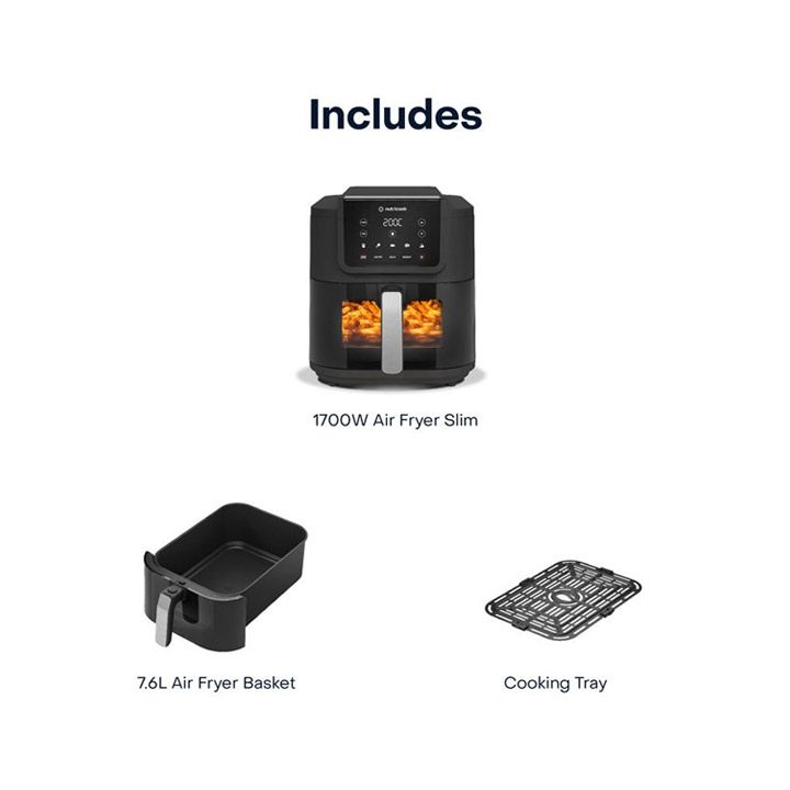 Nutricook NC-AFS200 Air Fryer Slim 7.6L Nutricook NC-AFS200 Air Fryer Slim 7.6L