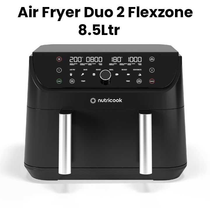 Nutricook NC-AFD285 Air Fryer Duo 2 Flexzone 8.5L Nutricook NC-AFD285 Air Fryer Duo 2 Flexzone 8.5L
