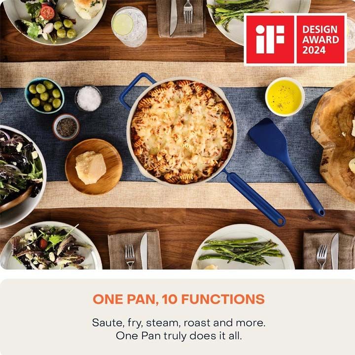 Nutricook NC-OP126AB 26 CM One Pan - All Blue Nutricook NC-OP126AB 26 CM One Pan - All Blue
